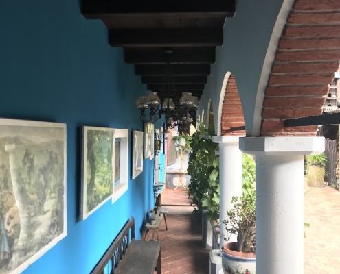 Arkaden Innenhof -Arcade courtyard