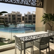El Gouna Jutta Deluxe Apartments Cluster M10 - Balcony with poolview